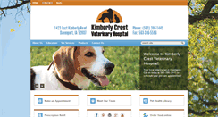 Desktop Screenshot of kimberlycrestvet.com